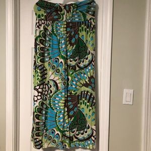 Strapless maxi dress. GUC. Size 1x